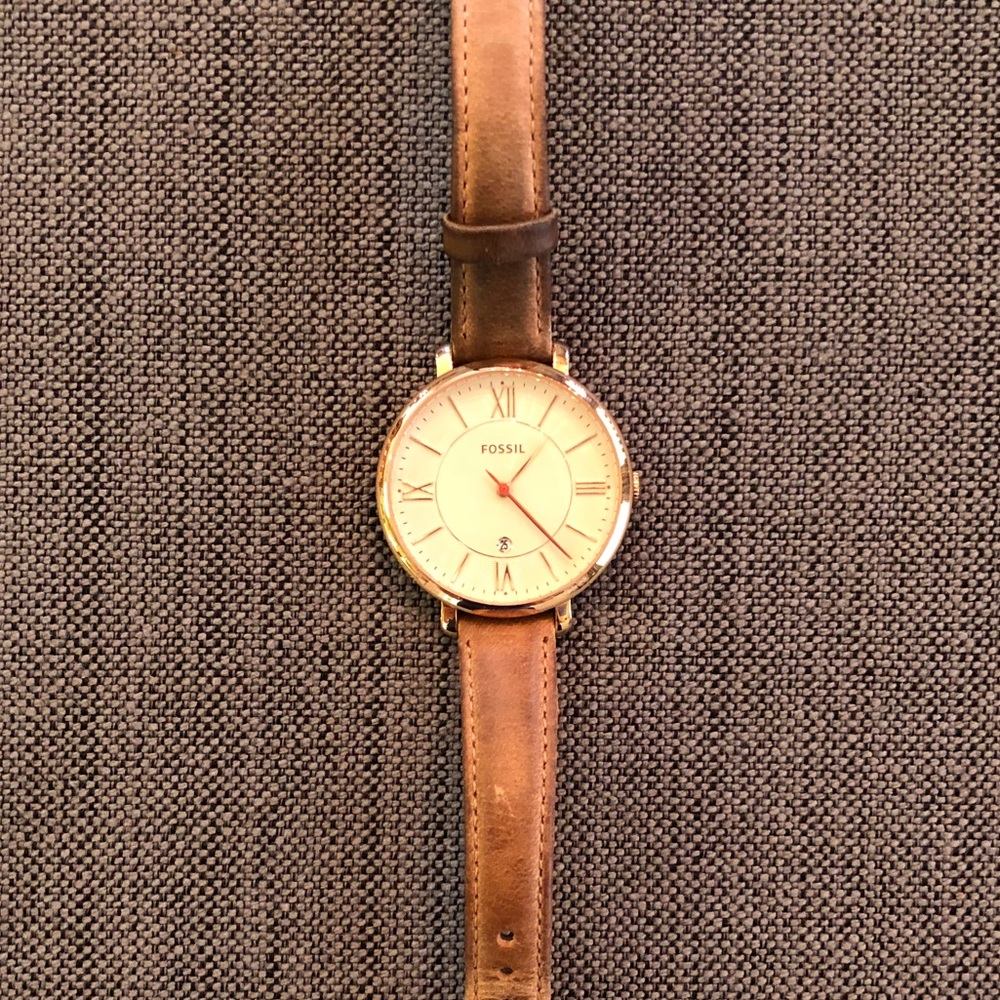 Fossil Jacqueline Leather Watch